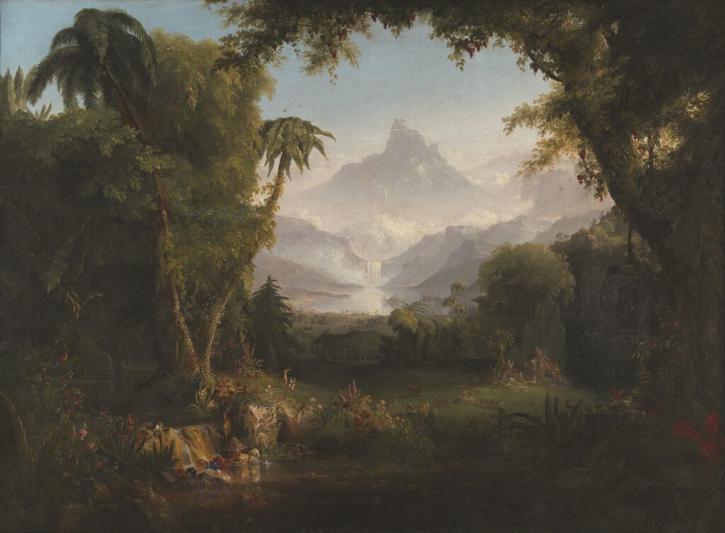 Thomas Cole, The Garden of Eden, 1828