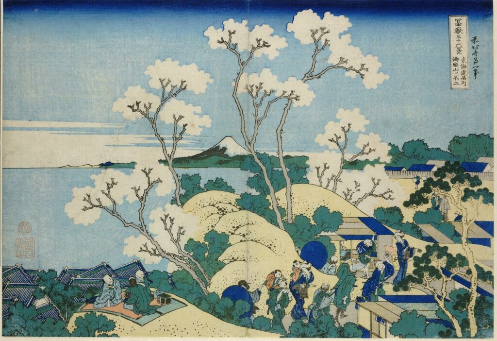 Hokusai, Fuji from Goten-yama, 1833