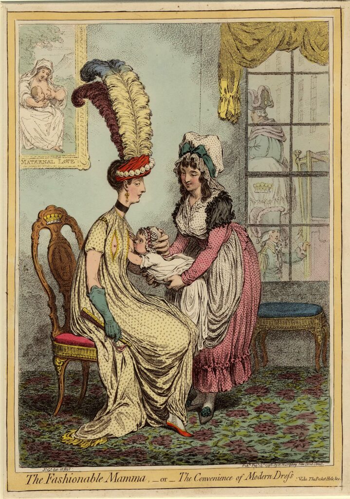 Gillray, The fashionable Mamma, 1796