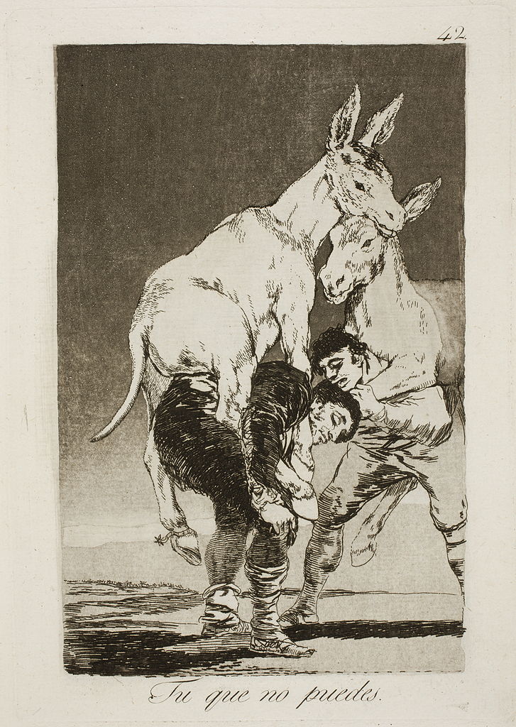 Goya, To que non puedes 1797-1799