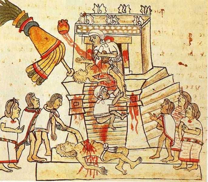 Aztec Human Sacrifice, Codex Magliabechiano