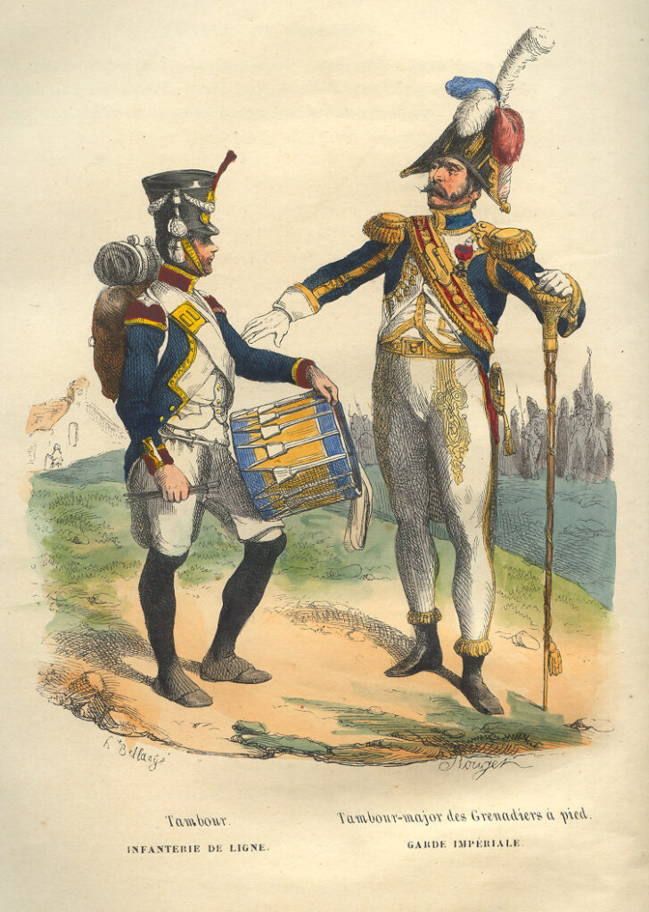 Bellangé, drummers, Histoire de Napoléon, 1843