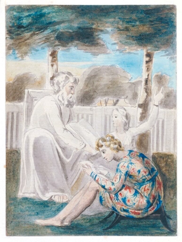 Age Teaching Youth c.1785-90 William Blake