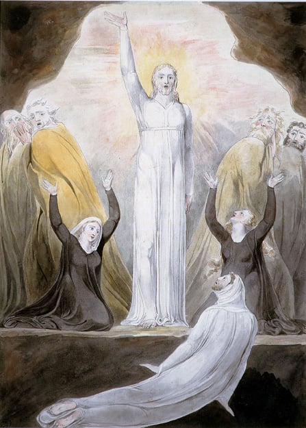 Blake, The raising of Lazarus