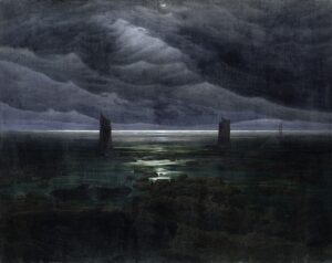 Caspar David Friedrich, Moonlight, 1836 (his last picture)