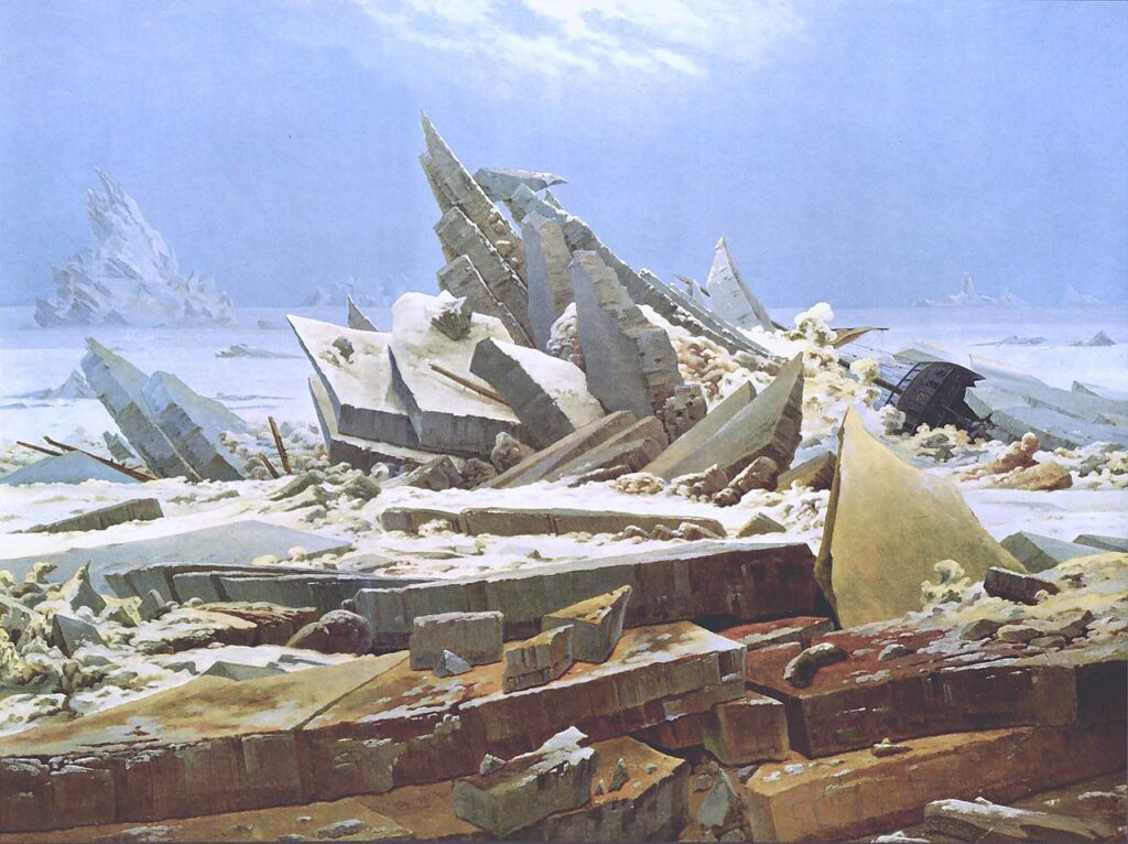 Caspar David Friedrich, The Polar Sea, 1823-24