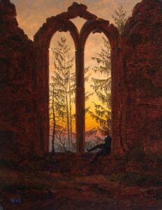 Caspar David Friedrich, The ruins of Oybin, c. 1835