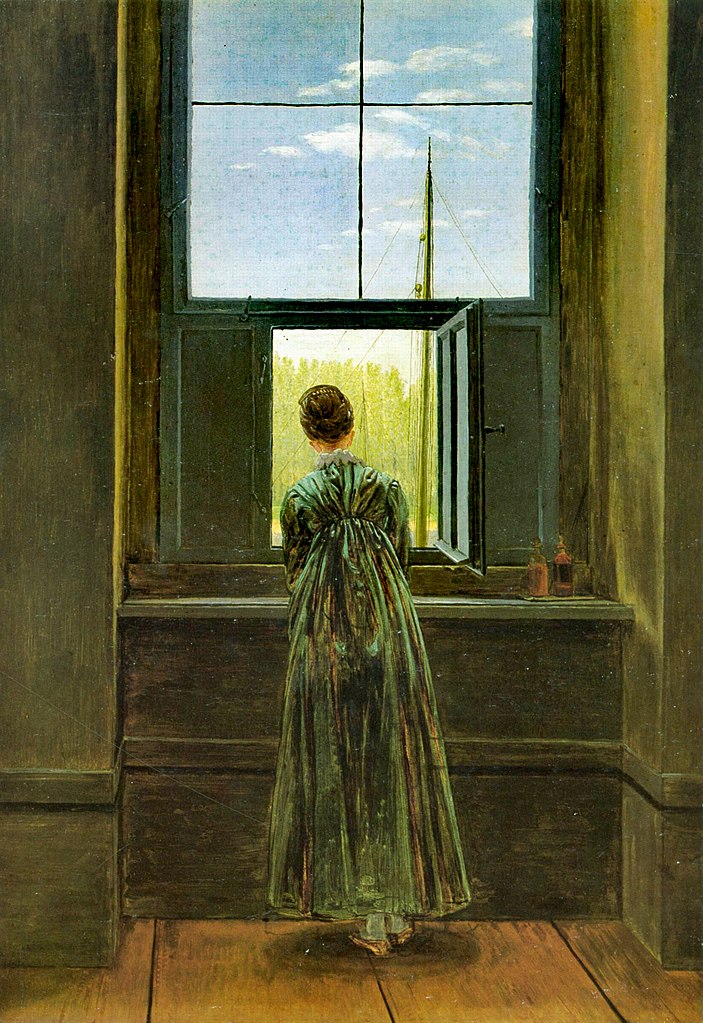 Caspar David Friedrich, Woman at the window, 1818-22