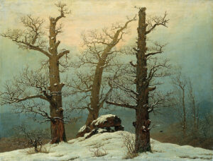 Caspar David Friedrich, Cairn in Snow, 1807