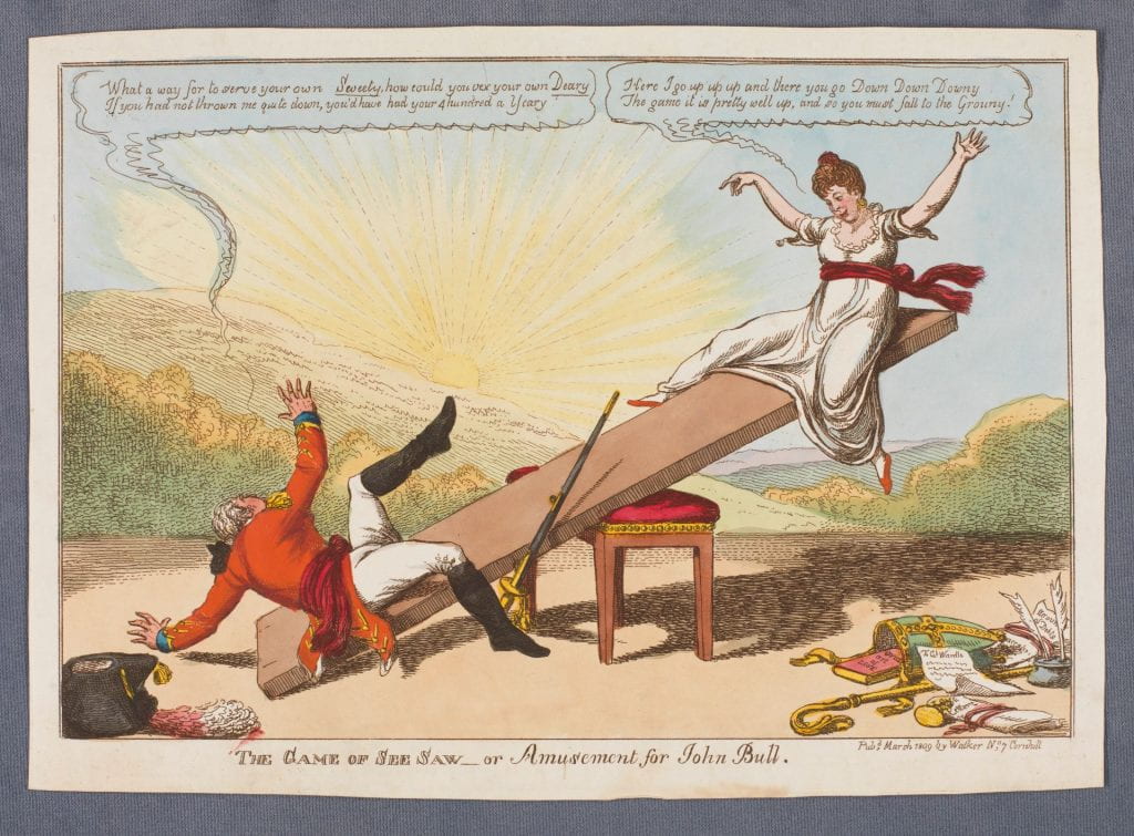 Charles Williams, The game of see saw, 1809