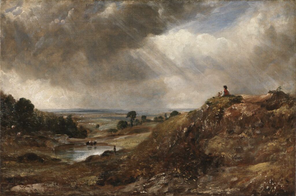 Constable, Branch Hill Pond, Hampstead Heath, c. 1825