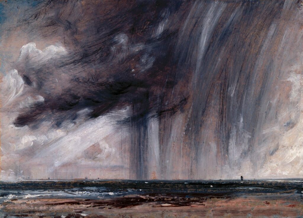 Constable, John; Rainstorm over the Sea c. 1824-28