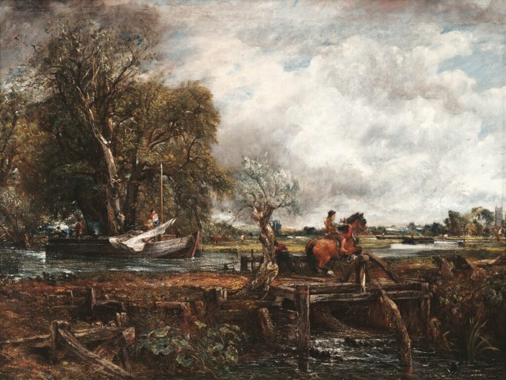 Constable, The leaping horse, 1825