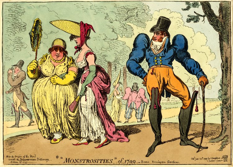 Gillray, Monstrosities 1799