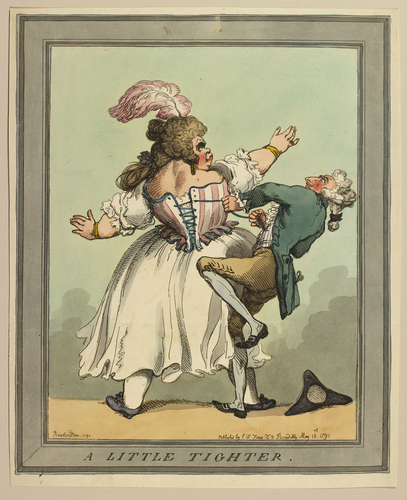 Thomas Rowlandson, A little tighter, 1791