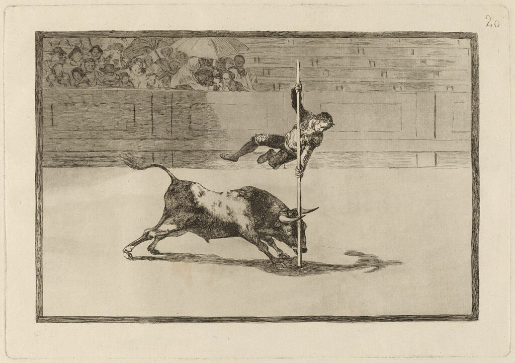 Goya, The Agility and Audacity of Juanito Apiñani, 1815-1816