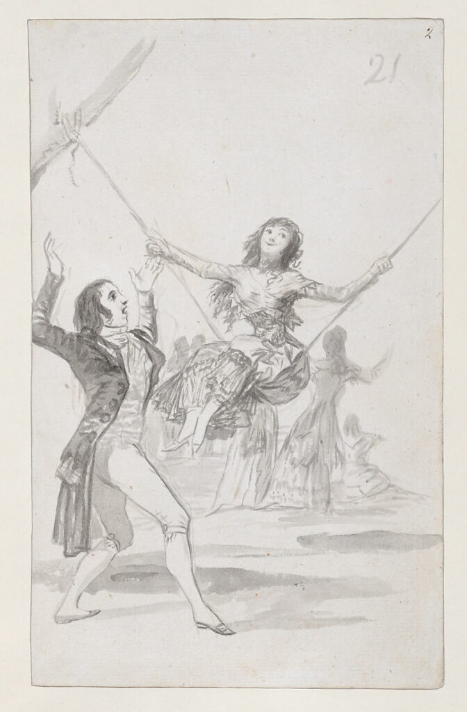 Goya, Girl on a swing, 1795-7