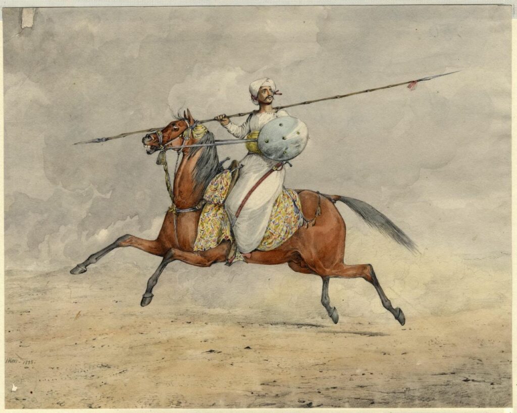 Henry Alken, Mahratta light horseman, 1828