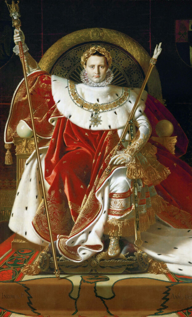 Ingres, Napoleon on his Imperial throne, 1806