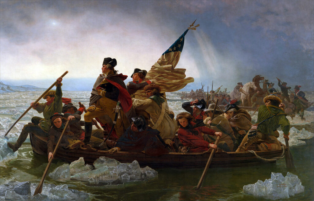 Leutze, Washington crossing the Delaware