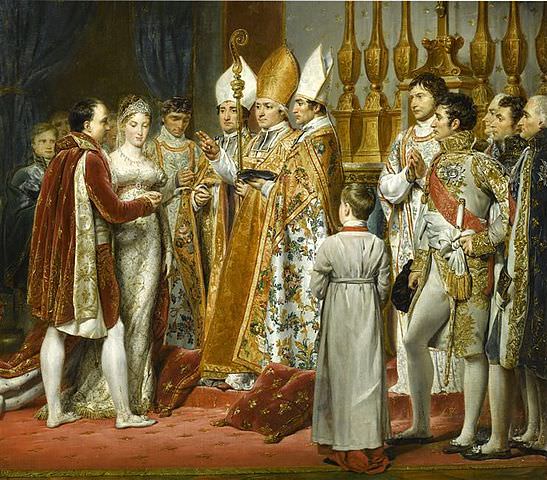 Rouget, Marriage of Napoleon to Marie-Louise (detail), 1810