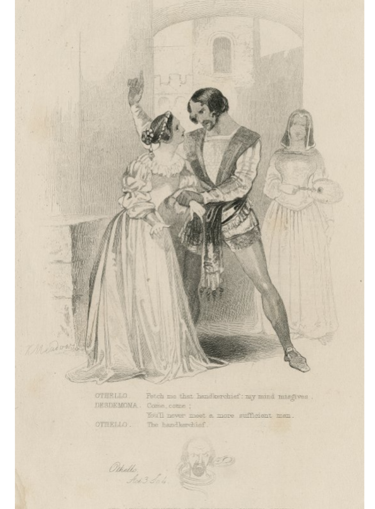 Meadows, Othello and Desdemona