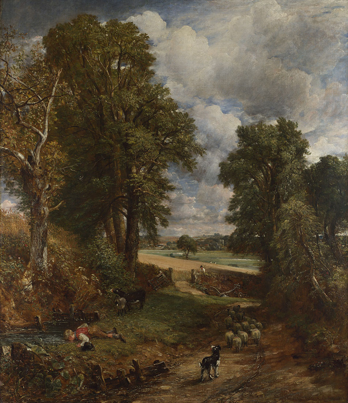 Constable, The Cornfield, 1826