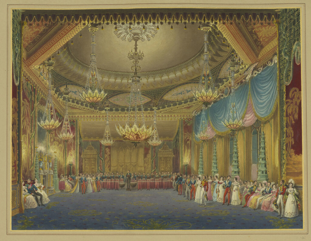 Nash, Brighton Pavilion music room, 1826