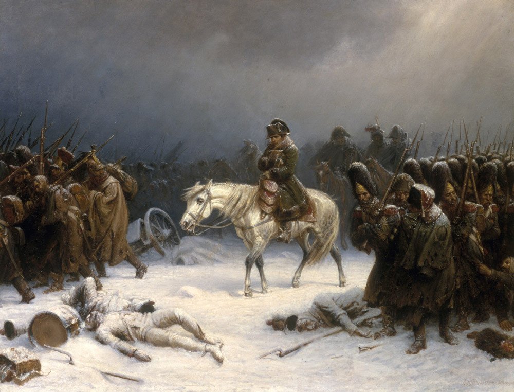 Northern, Napoleon's retreat from Moscow 1812 (painting 1851)