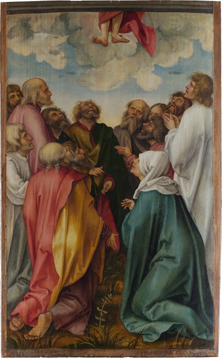 Hans Süß vom Kulmbach (1480 - 1522), Himmelfahrt Christi, 1513 (New York, Metropolitan Museum of Art)