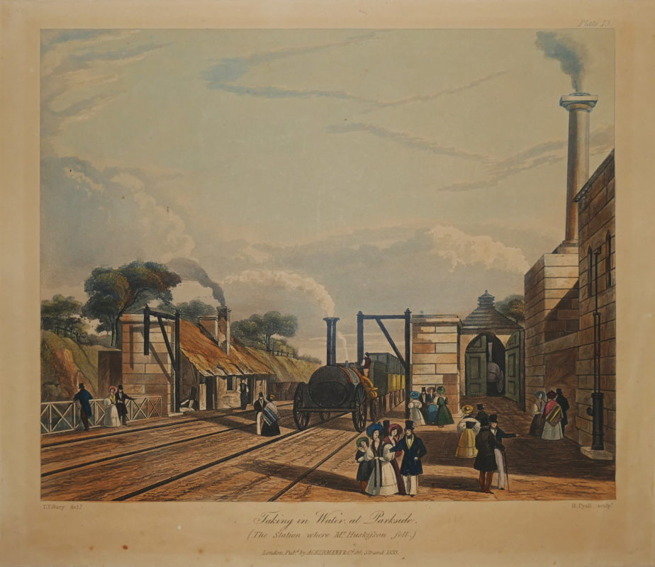 Pyall after Thomas Talbot Bury, Taking in water at Parkside, 1831