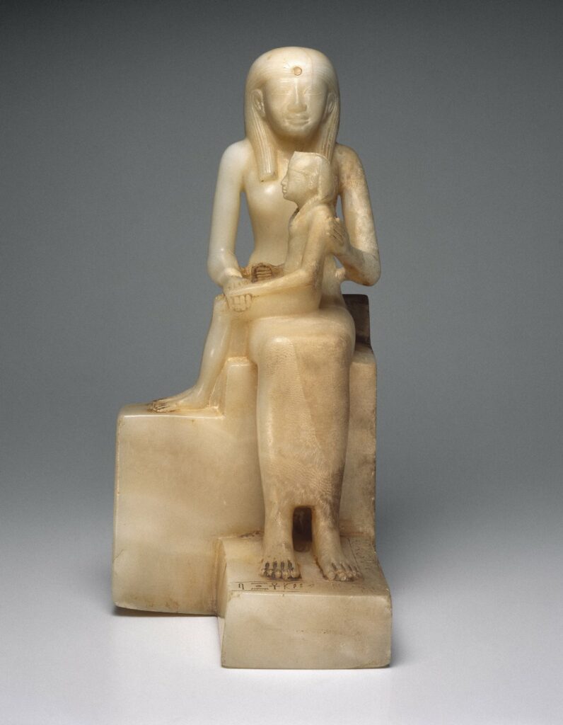Queen Ankhnes-meryre II and her son, Pepy II, c. 2200 BCE