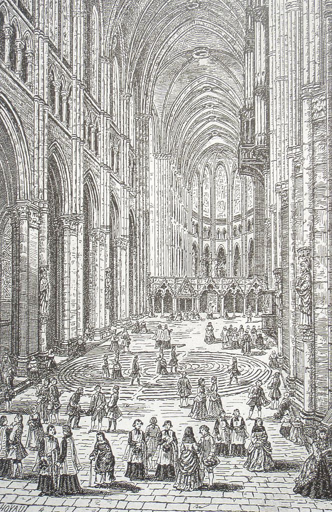 Rigaud, Interior of Chartres Cathedral, c. 1750