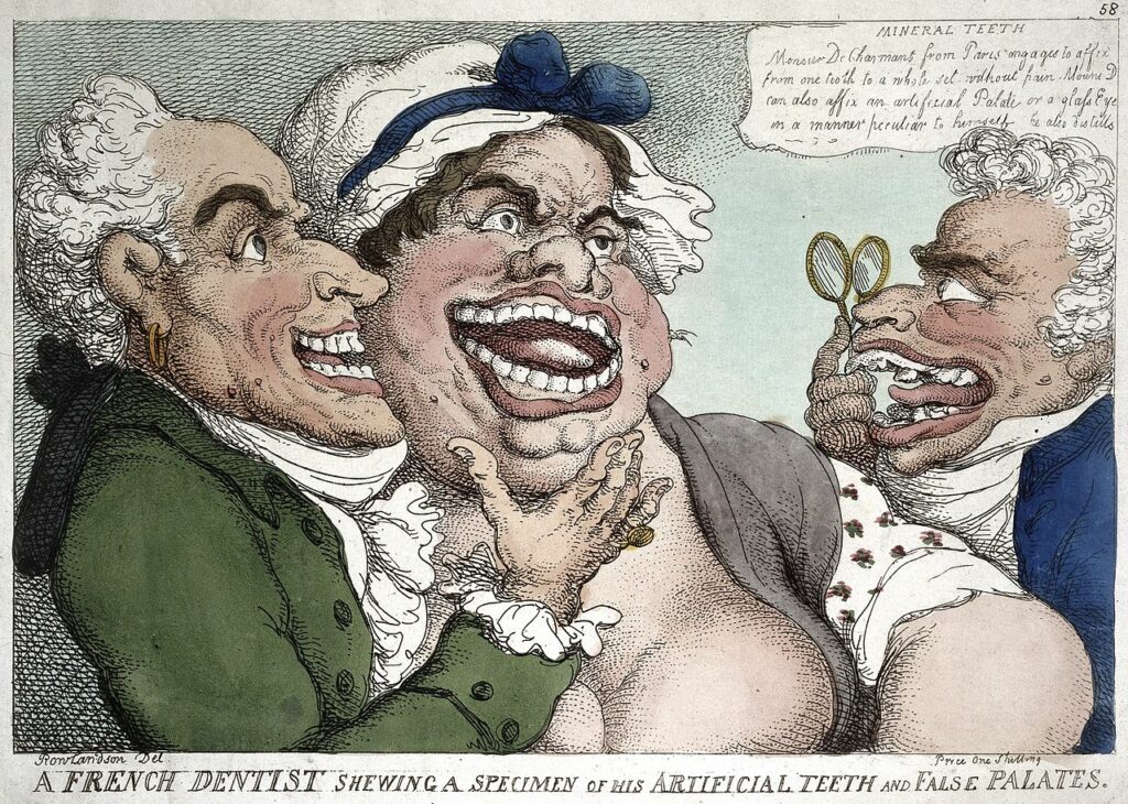 Rowlandson, A French dentist, 1811