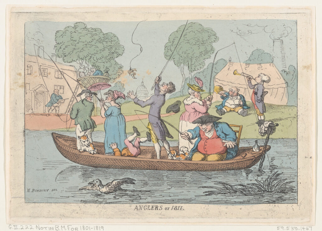 Rowlandson, Anglers of 1811