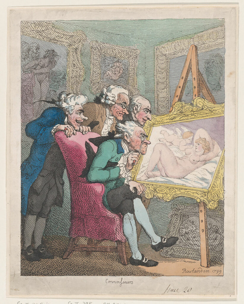 Rowlandson, Connoisseurs, 1799