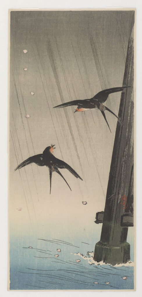 Shotei, Swallows c. 1915