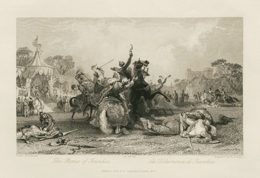 T. Allom, Illustration for Scott's Ivanhoe, 1837