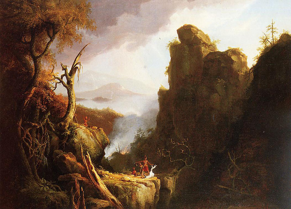 Thomas Cole, Indian Sacrifice, 1826