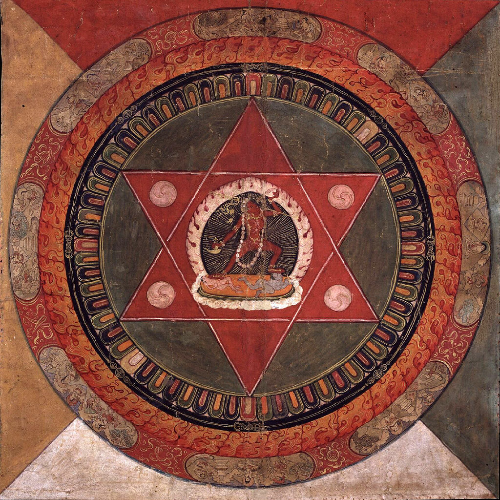 Tibetan mandala, 19th century