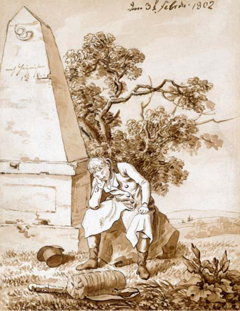 Caspar David Friedrich, Traveller, 1802