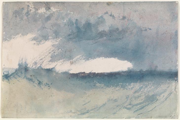 Turner, A rough sea, c. 1824-25
