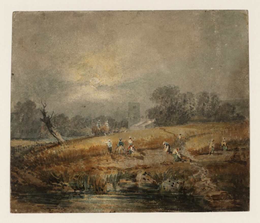 Turner, Cornfield c. 1797
