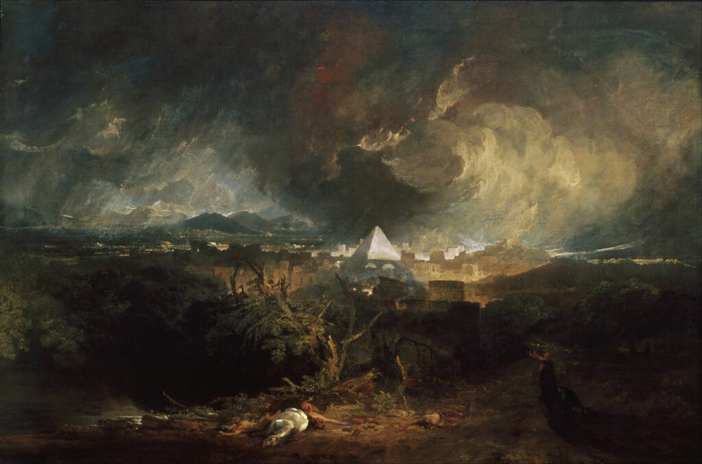 Turner, The fifth plague of Egypt (hail and fire), 1800