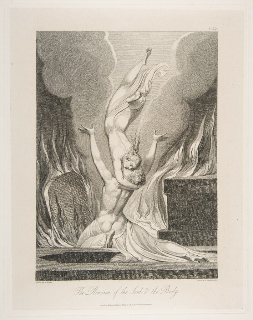 William Blake, The Reunion of the Soul and the Body, 1813