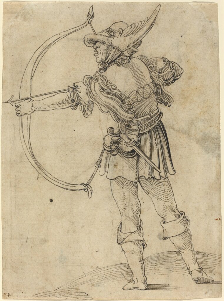 Hans Leonard Schäufelein, archer c. 1510