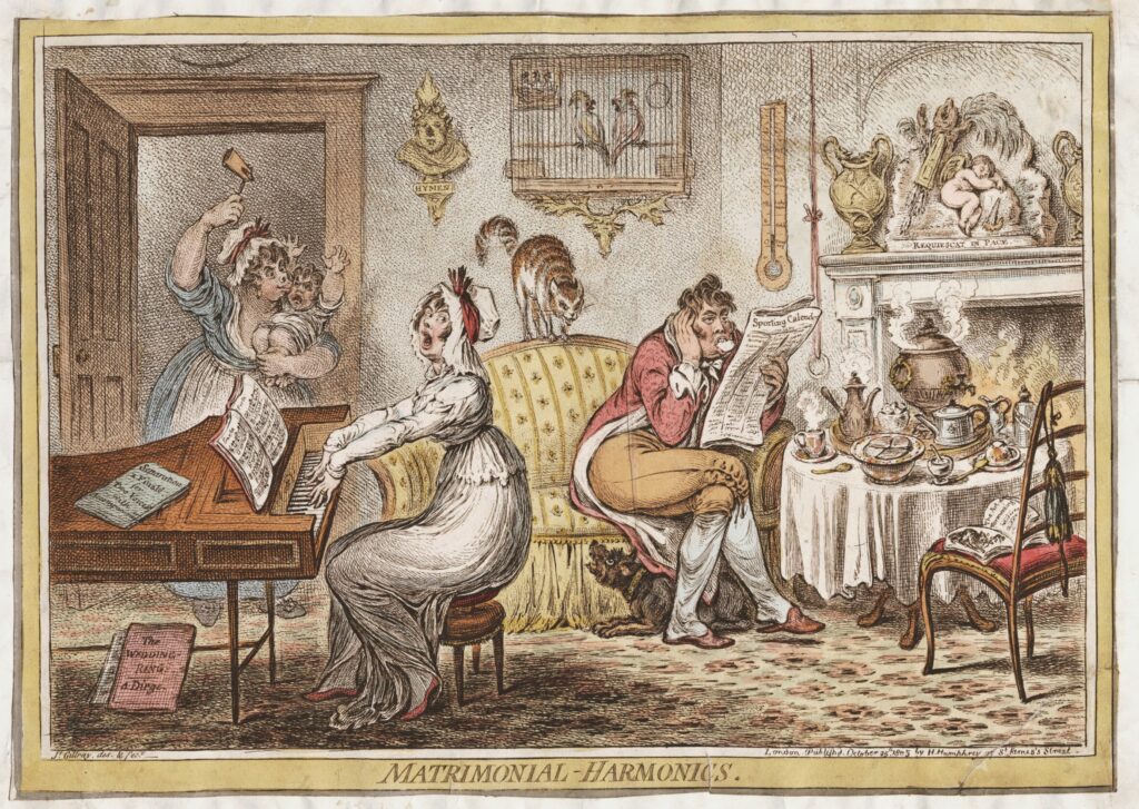 Gillray, Matrimonial Harmonics 1805