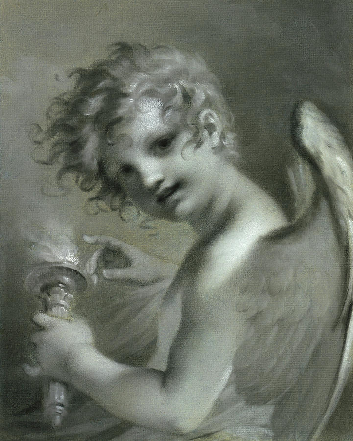 Prud'hon, Cupid and his torch 1814