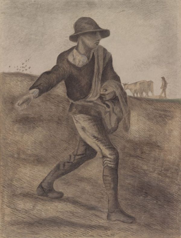 Van Gogh (after Millet), The Sower, 1881