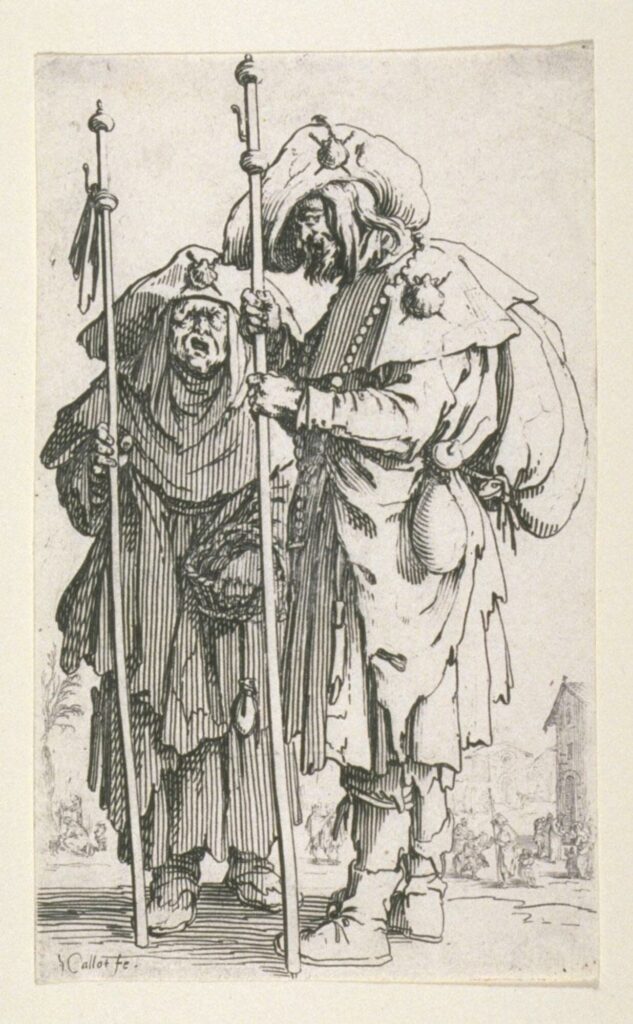 Callot, The two pilgrims, 1622-1625